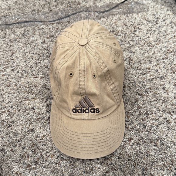 Adidas Ballcap-Cream w/Adjustable Strap - Picture 1 of 5